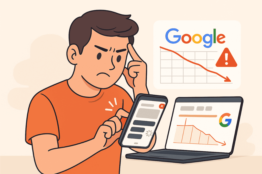 Unresponsive design can hurt SEO