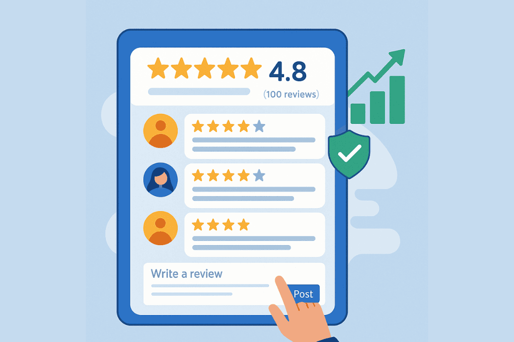 Reviews boost local SEO