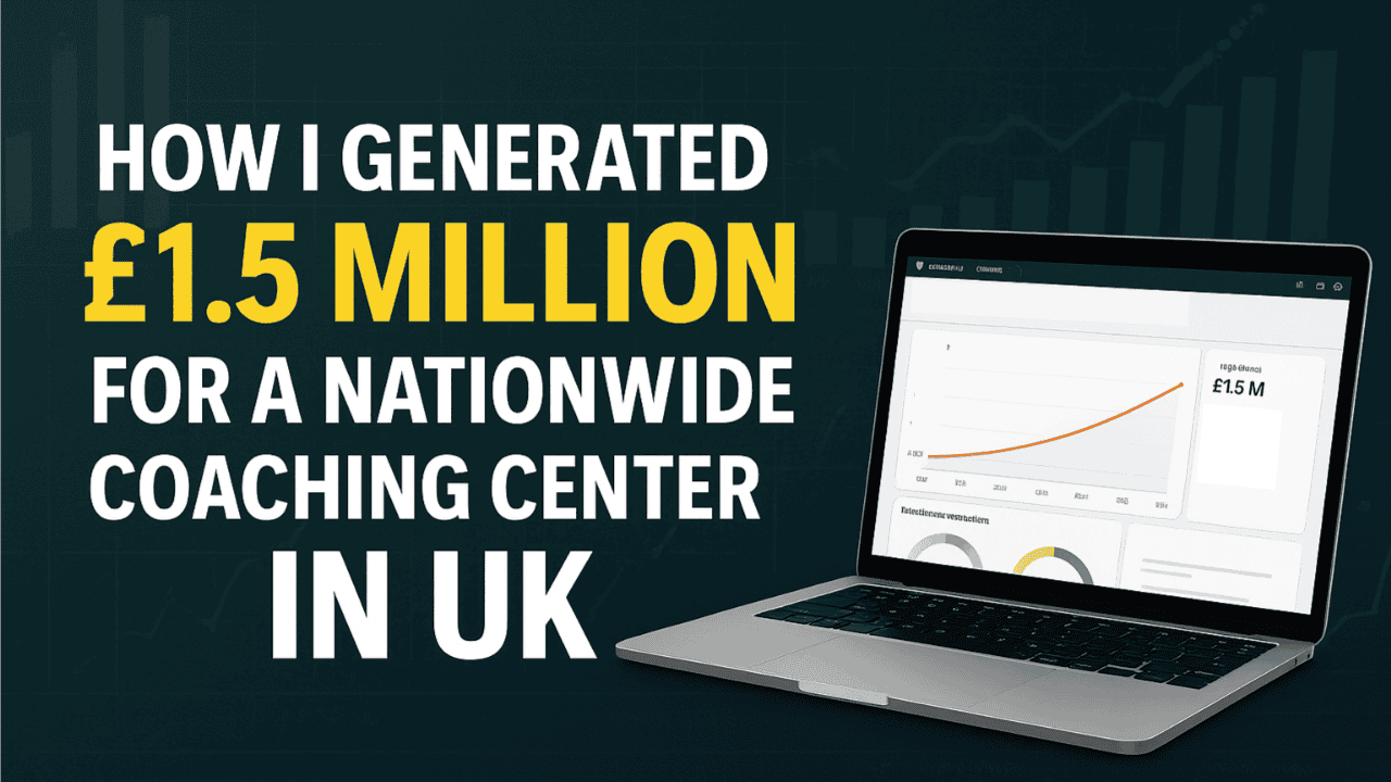 Full SEO Case study of a Coaching Centre in the UK